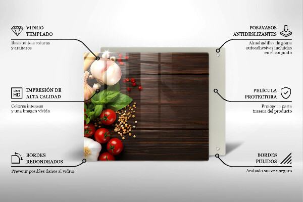 Deska do krojenia Warzywa na stole