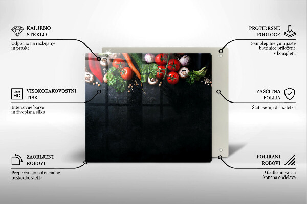 Deska do krojenia Kolorowe warzywa