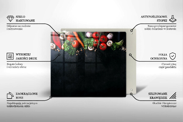 Deska do krojenia Kolorowe warzywa