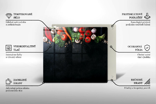 Deska do krojenia Kolorowe warzywa