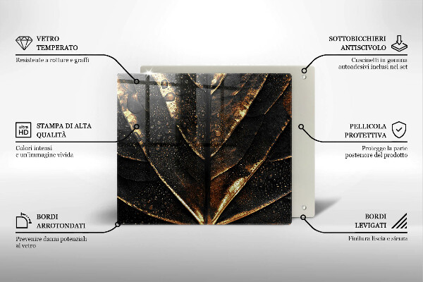 Deska do krojenia Złoty liść