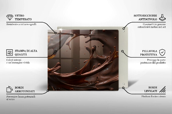 Deska kuchenna Płynna czekolada