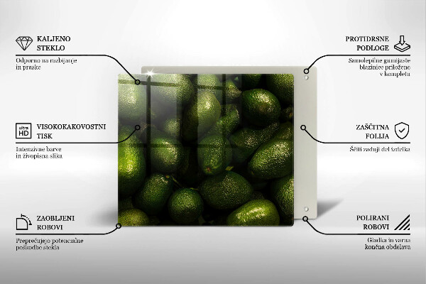 Deska kuchenna Owoce awokado