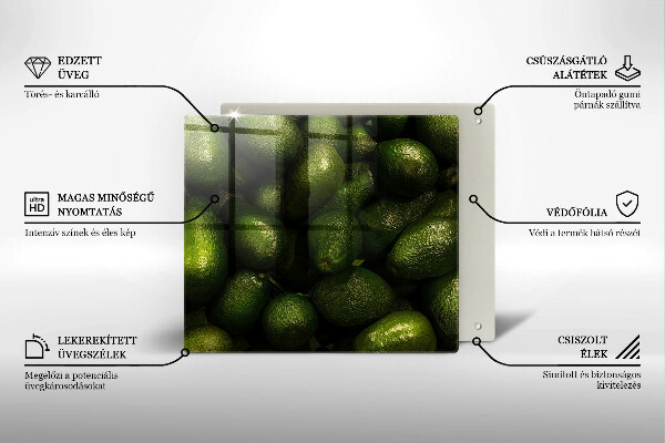 Deska kuchenna Owoce awokado