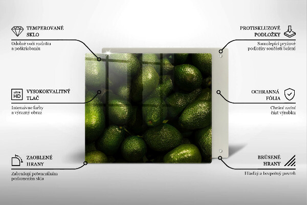 Deska kuchenna Owoce awokado