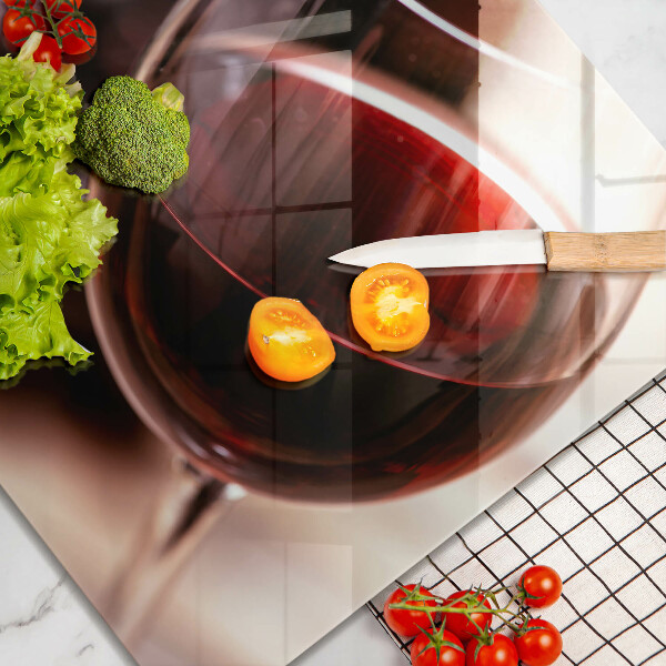 Deska kuchenna Kieliszek czerwonego wina