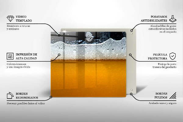 Deska kuchenna Napój piwo piana