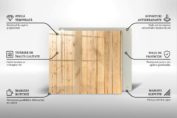 Deska kuchenna Delikatne drewniane deski