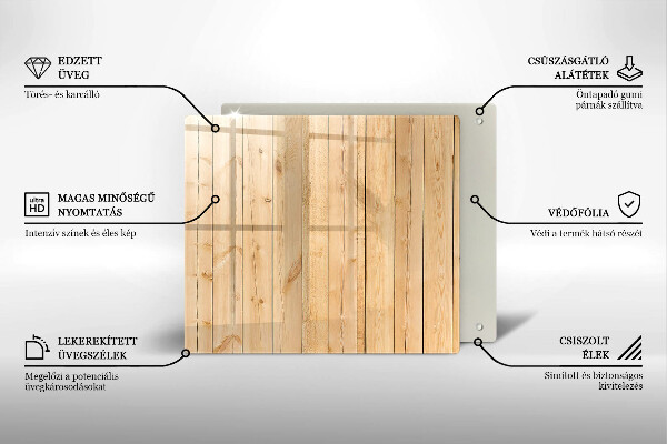 Deska kuchenna Delikatne drewniane deski