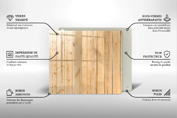 Deska kuchenna Delikatne drewniane deski