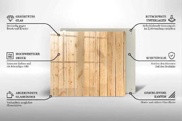 Deska kuchenna Delikatne drewniane deski