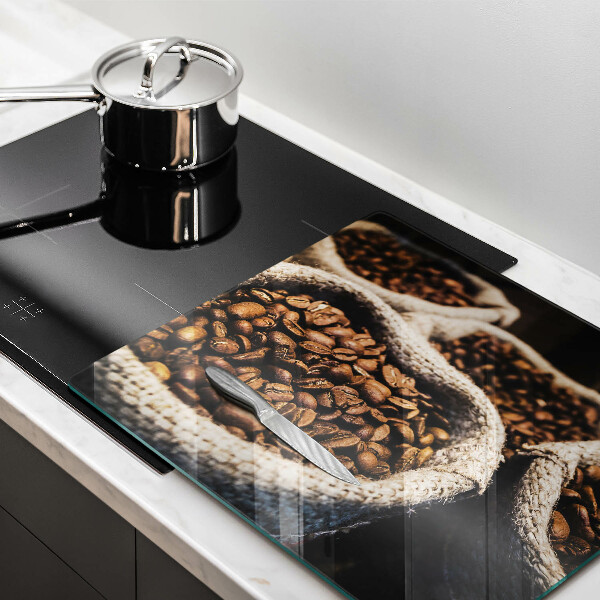 Deska kuchenna Worki ziarna kawy