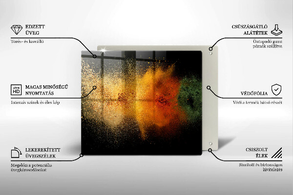 Deska do krojenia Kolorowe przyprawy