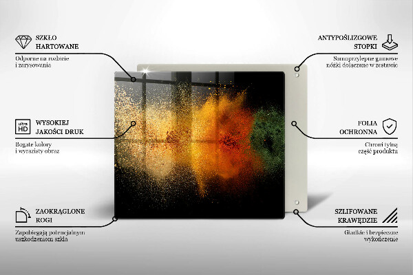 Deska do krojenia Kolorowe przyprawy