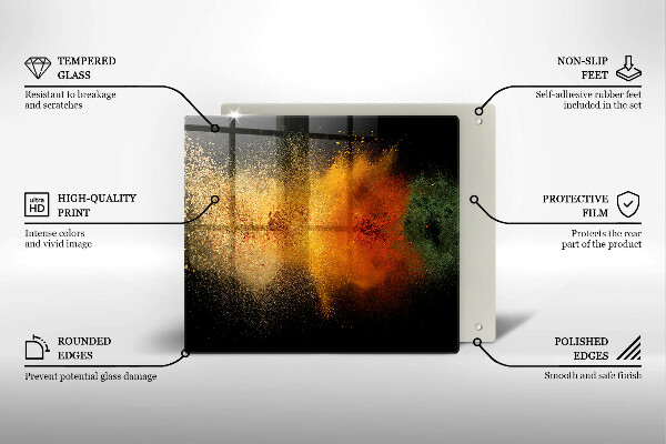 Deska do krojenia Kolorowe przyprawy