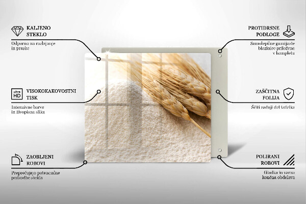 Deska do krojenia Mąka i kłosy zboża