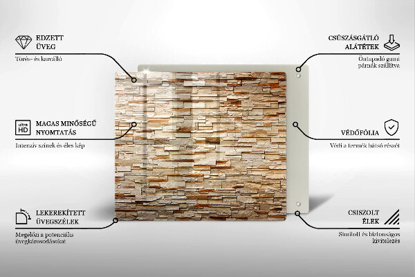Deska kuchenna Tekstura ozdobne kamienie
