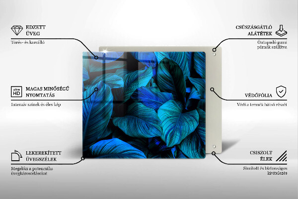 Deska kuchenna Liście roślinność dżungli
