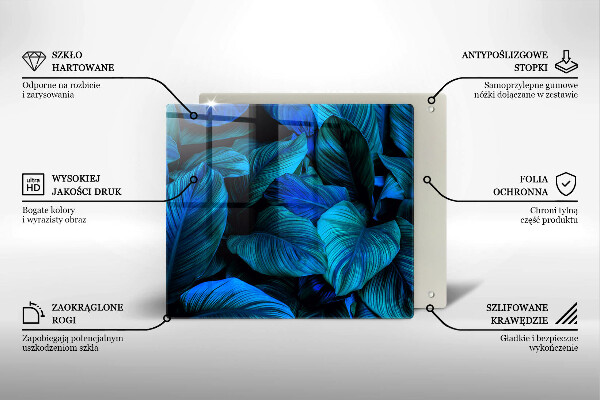 Deska kuchenna Liście roślinność dżungli