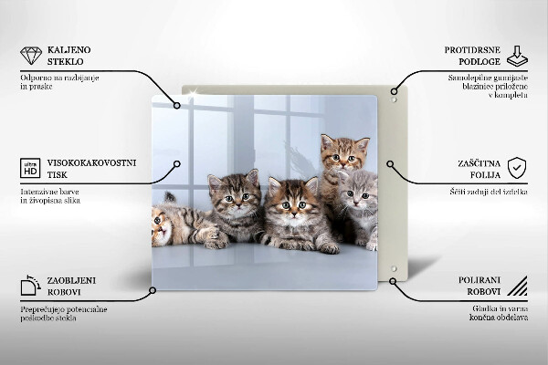 Deska kuchenna Słodkie małe kotki