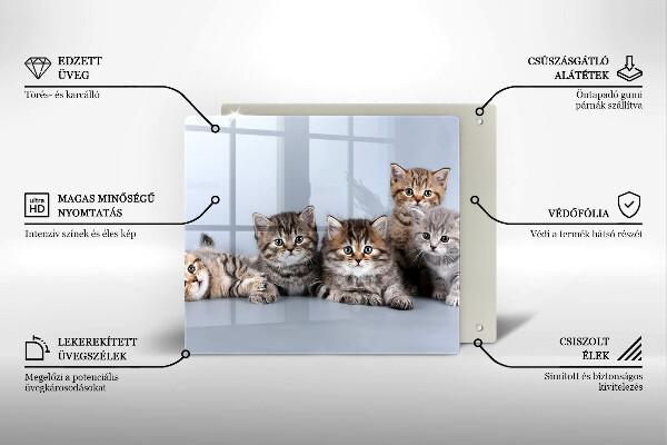 Deska kuchenna Słodkie małe kotki