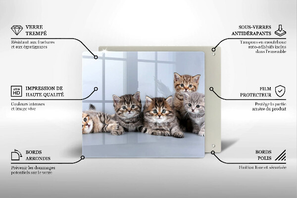 Deska kuchenna Słodkie małe kotki