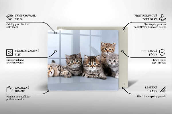 Deska kuchenna Słodkie małe kotki