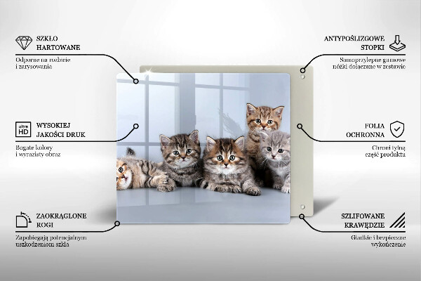 Deska kuchenna Słodkie małe kotki