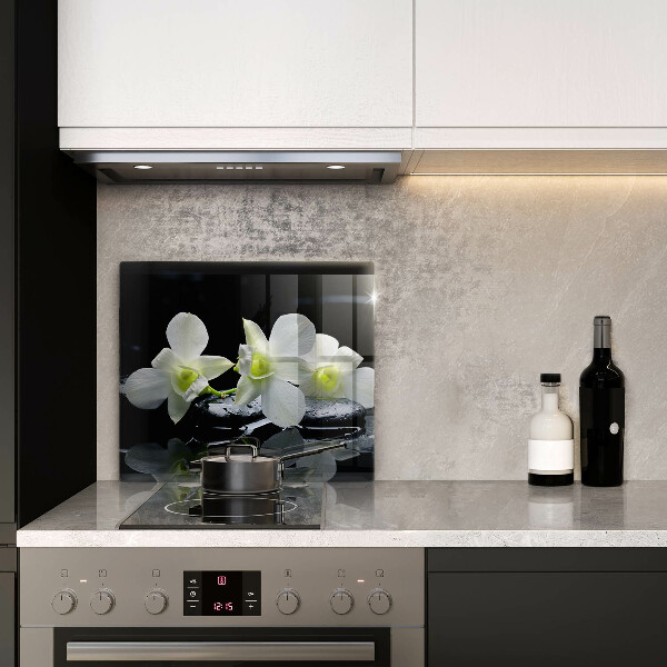 Deska kuchenna Białe kwiaty w wodzie Zen