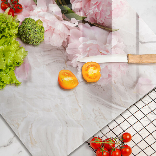 Deska kuchenna Delikatne róże kwiaty