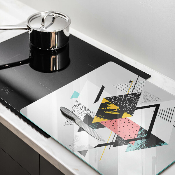 Deska kuchenna Abstrakcja trójkąty