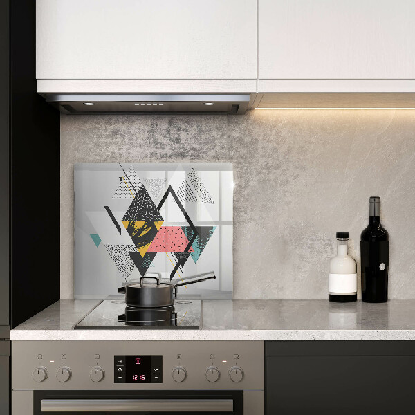 Deska kuchenna Abstrakcja trójkąty