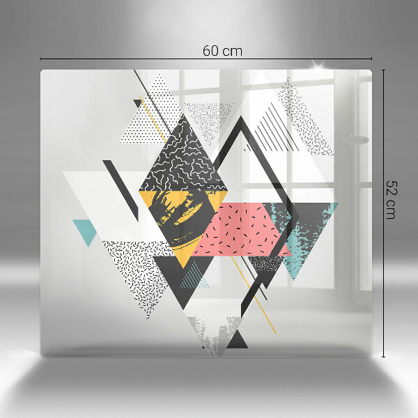 Deska kuchenna Abstrakcja trójkąty