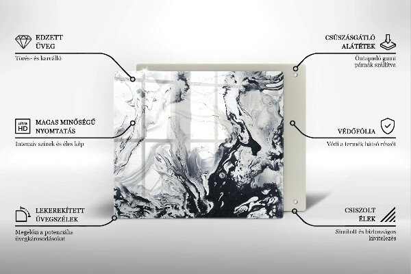 Deska kuchenna Abstrakcja tusz