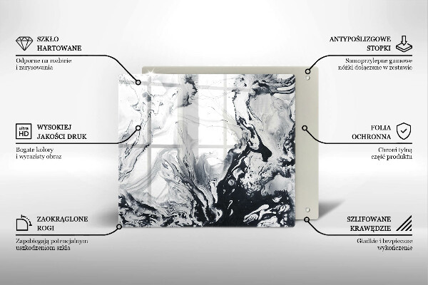 Deska kuchenna Abstrakcja tusz