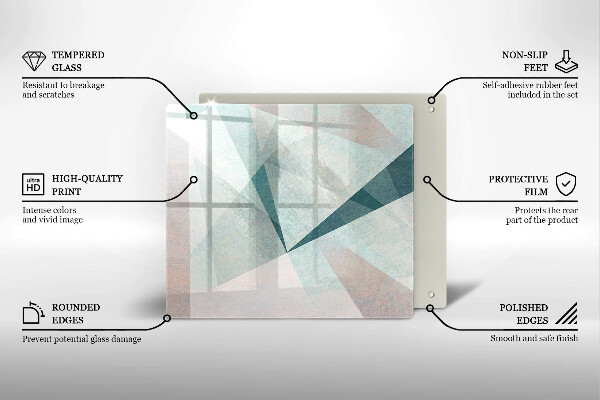 Deska kuchenna Ostra abstrakcja