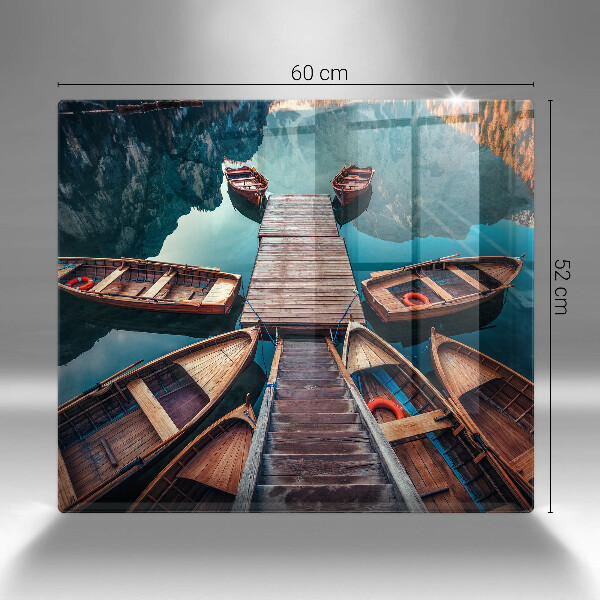 Deska kuchenna Łódki na jeziorze