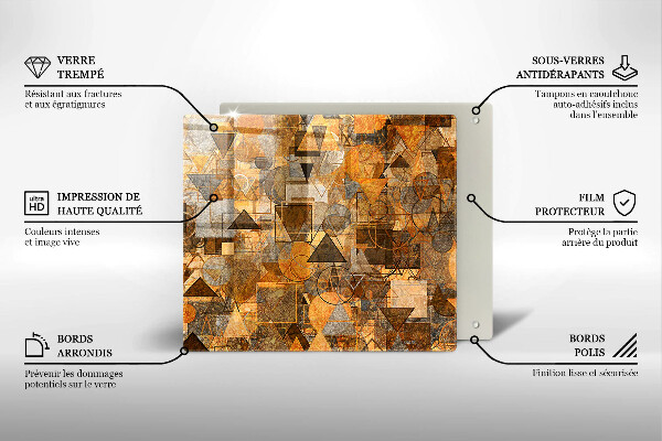 Deska kuchenna Wzór figury geometryczne