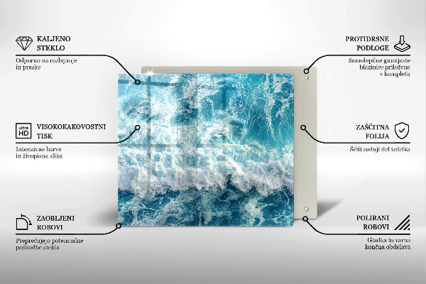 Deska kuchenna Woda morskie fale