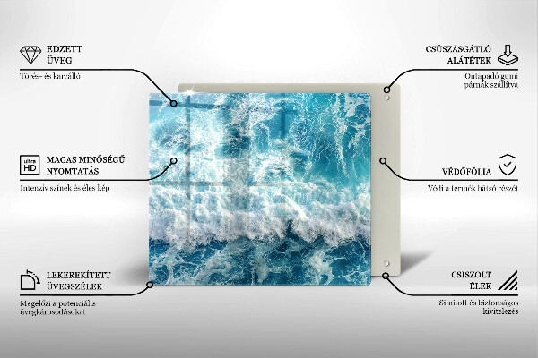 Deska kuchenna Woda morskie fale