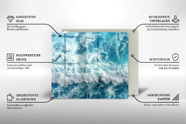 Deska kuchenna Woda morskie fale