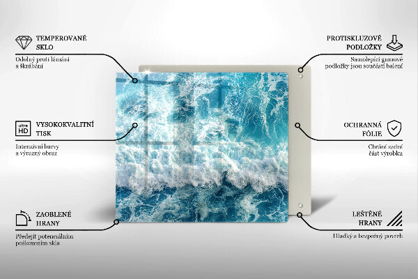Deska kuchenna Woda morskie fale