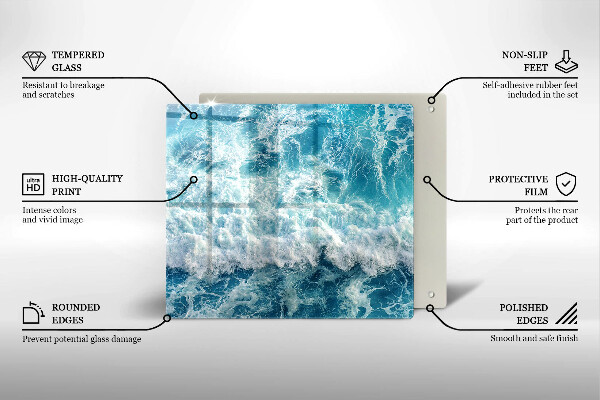 Deska kuchenna Woda morskie fale
