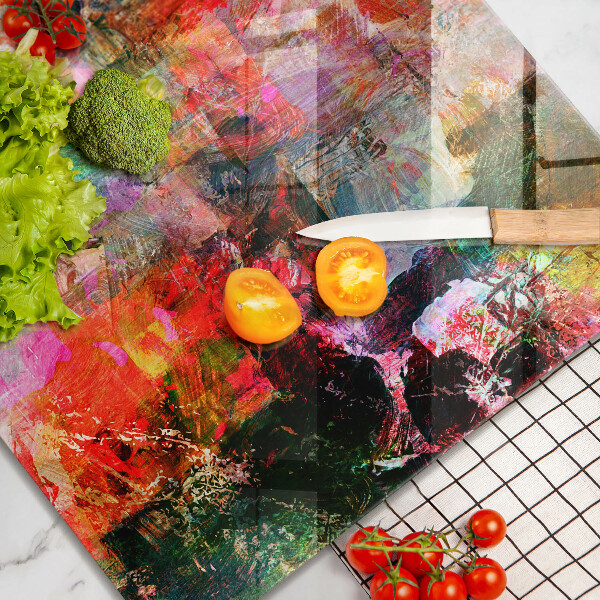 Deska kuchenna Abstrakcja farby
