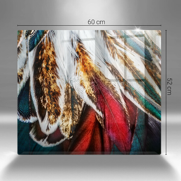 Deska kuchenna Boho pióra ptaka