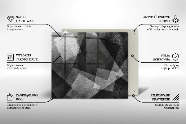 Deska kuchenna Geometryczna abstrakcja