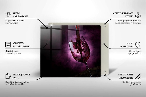 Deska kuchenna Kieliszek wina