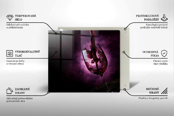 Deska kuchenna Kieliszek wina
