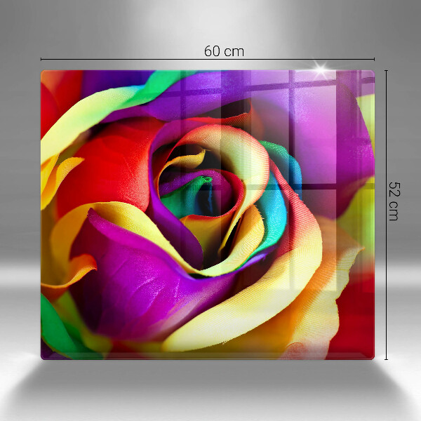 Deska kuchenna Barwne płatki róży