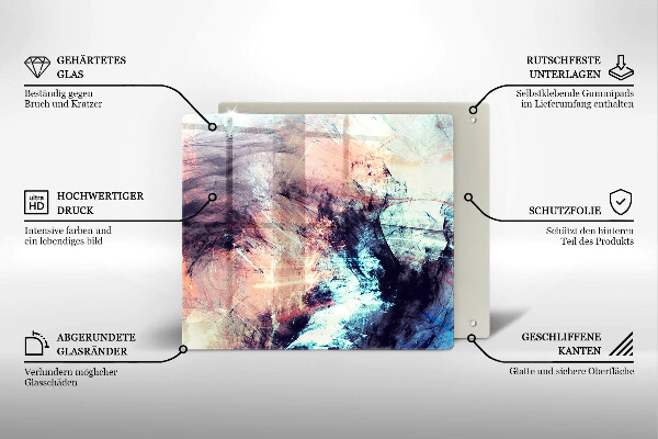 Deska kuchenna Malowana abstrakcja